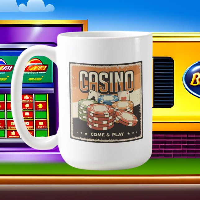 retro Casino gambling lovers Coffee Mug (Creator Uploaded)