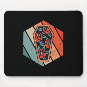 Retro Casket Embalmer Mortician Funeral Director G Mouse Mat