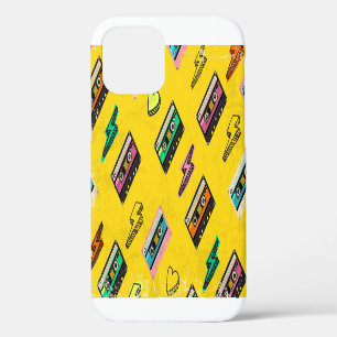 Retro Cassette: 80's Love Party Design iPhone 12 Case