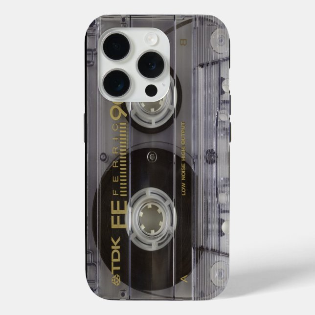 Retro Cassette Case-Mate iPhone Case (Back)