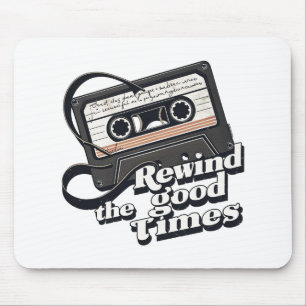 Retro Cassette Design for Nostalgia lovers Mouse Mat