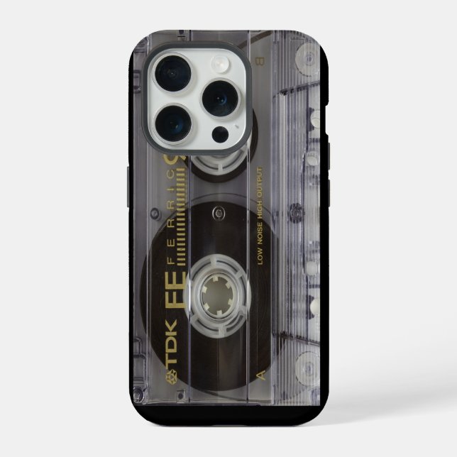 Retro Cassette iPhone Case (Back)