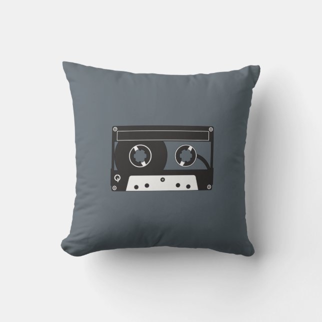 Retro Cassette Music Pillow (Front)