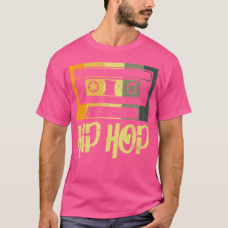 Retro Cassette Musician 90S Hip Hop Music Cassette T-Shirt