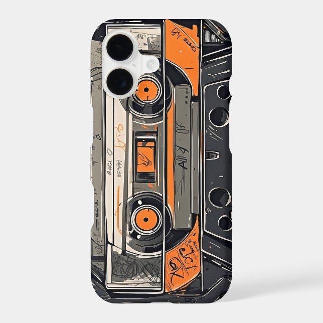 Retro Cassette Tape  (Back)
