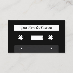 Retro Cassette Tape Business Card