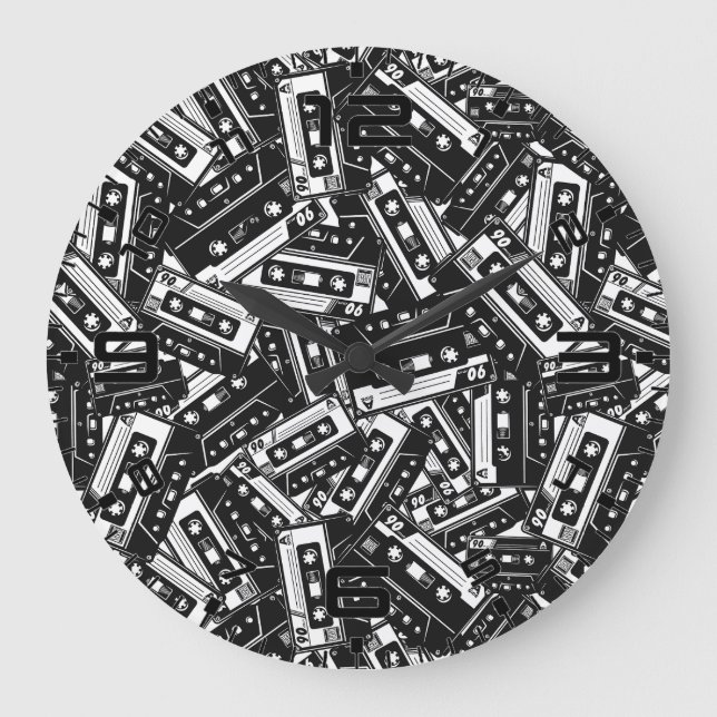 Retro Cassette Tape Clock - Timeless Cool (Front)