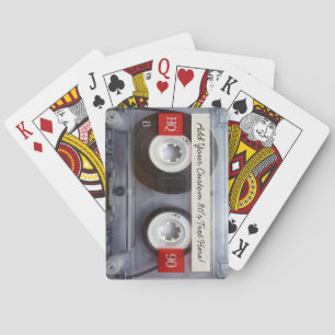 Retro Cassette Tape Custom Playing Card Deck