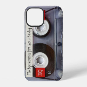 Retro Cassette Tape Funny Vintage iPhone 12 Case