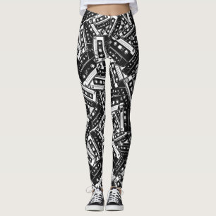 Retro Cassette Tape Leggings