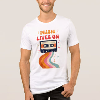 Retro Cassette Tape Shirt – Music Lives On Vintage