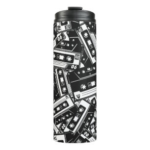 Retro Cassette Tape Thermal Tumbler