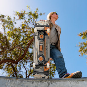 Retro Cassette Tape Vintage Mixtape Skateboard