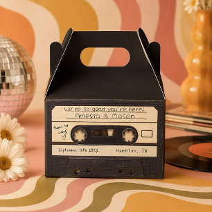 Retro Cassette Tape Wedding Favour Box