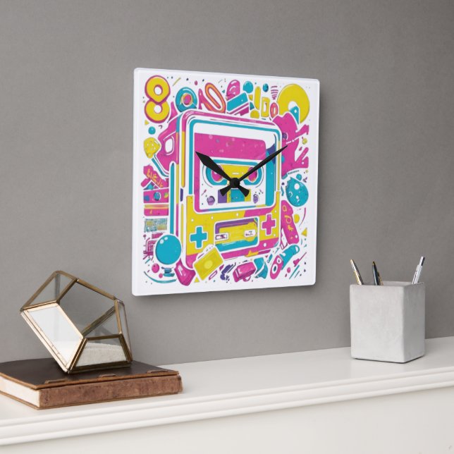 Retro Cassette Wall Clock (Office)