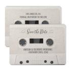 Retro Cassette Wedding Save the Date
