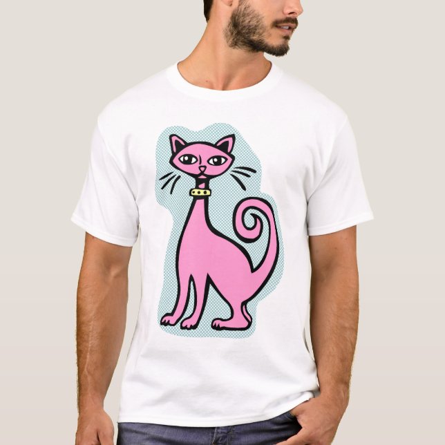 Retro Cat - 2 - (Front and Back) T-Shirt (Front)