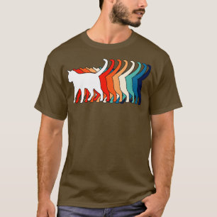 Retro Cat 70s 80s Vintage Funny Cat 1 T-Shirt