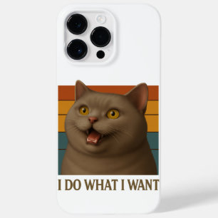 Retro Cat Attitude  Case-Mate iPhone 14 Pro Max Case