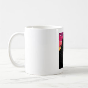Retro Cat Black Cat Shirt Vintage Cat Coffee Mug