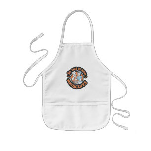 Retro Cat Chef Maiscuits Baking Art Kids Apron