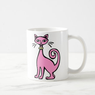 Retro Cat Coffee Mug