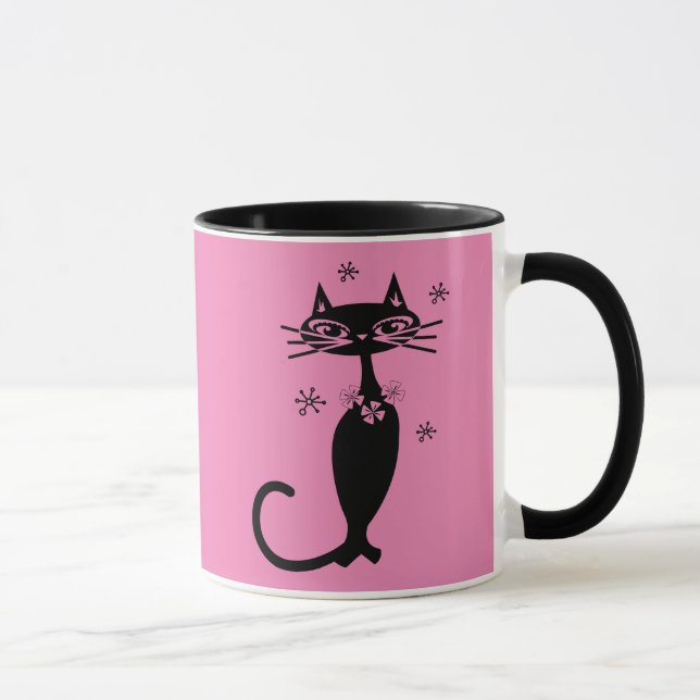 RETRO CAT COFFEE MUGS (Right)
