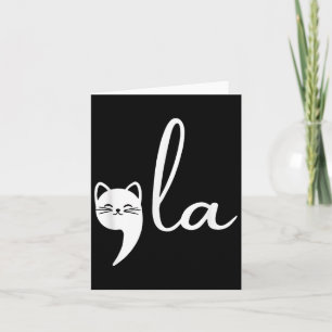 Retro Cat Comma La Kamala Harris For President 202 Card