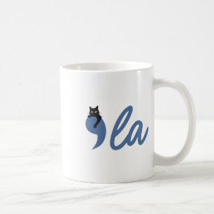 Retro Cat Comma La Kamala Harris For President 202 Coffee Mug