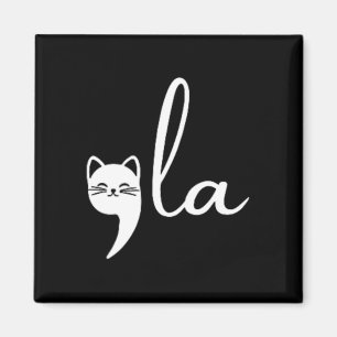 Retro Cat Comma La Kamala Harris For President 202 Magnet