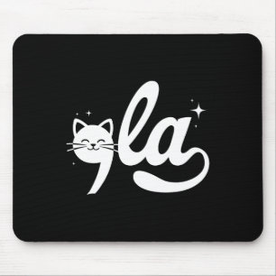 Retro Cat Comma La Kamala Harris For President 202 Mouse Mat