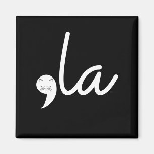 Retro Cat Comma La Kamala Harris For President 24 Magnet