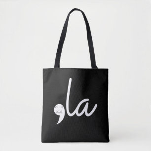 Retro Cat Comma La Kamala Harris For President 24 Tote Bag