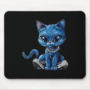 Retro Cat Cute Shoes Comma La Kamala Harris 2024 Mouse Mat