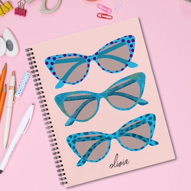 Retro Cat-Eye Eyeglasses Notebook (Creator Uploaded)
