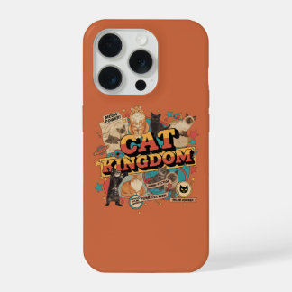 Retro Cat Kingdom Aesthetic - Vintage 90s iPhone 15 Pro Case