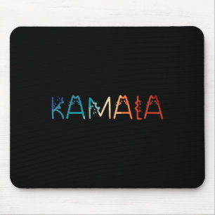 Retro Cat Lettering Positive Funny Mouse Mat