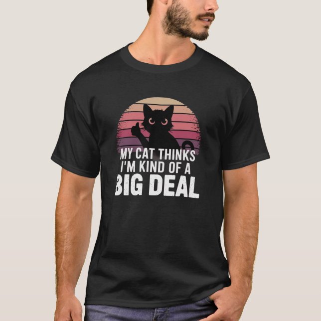 Retro Cat Lover’s T-Shirt (Front)