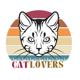 Retro Cat Lovers Shirt – Vintage Cat Face T-shirt