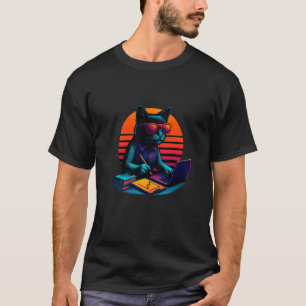 Retro Cat Models Solutions Operations Research Ana T-Shirt