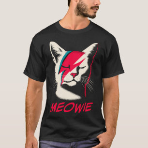 Retro Cat Rock And Roll Music Concert Festival Ban T-Shirt