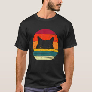 Retro Cat Shirt, , Vintage Black Cat lover T-Shirt