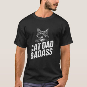 Retro Catfather Best Cat Dad & Cat Daddy T-Shirt