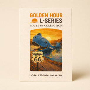 Retro Catoosa Oklahoma Route 66 Roadside Postcard