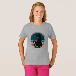 Retro Cats Leave Paw Prints in Your Heart T-Shirt