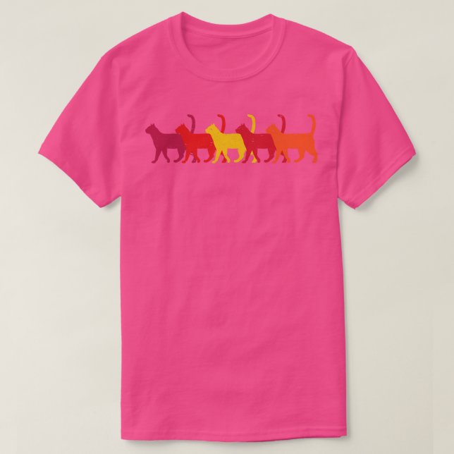 Retro Cats T-Shirt (Design Front)