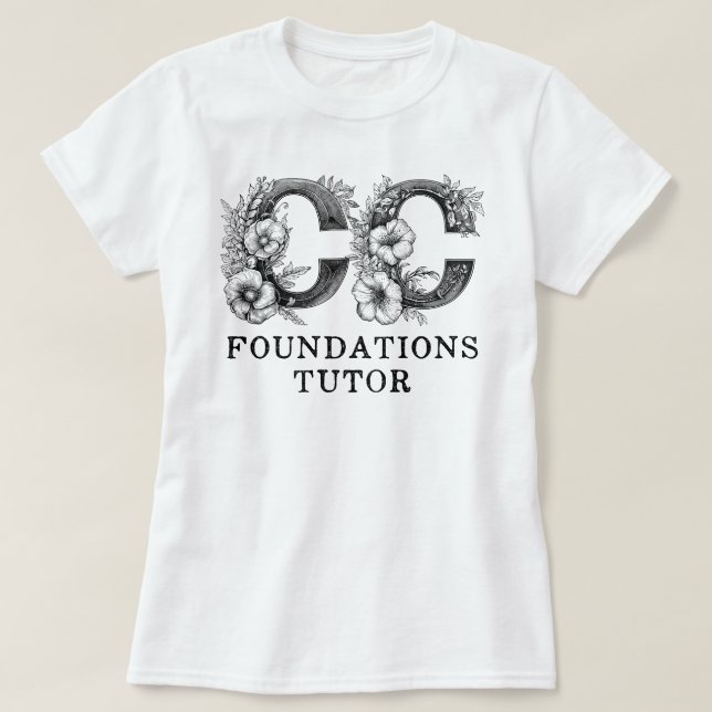 Retro CC Foundations Tutor Classical Conversations T-Shirt (Design Front)