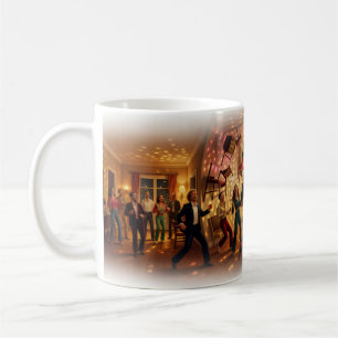 Retro Ceiling Dance Party Crazy Night Mug