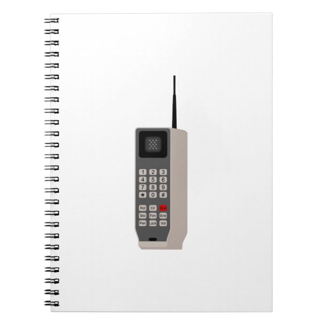 Retro Cell Phone Notebook (Front)