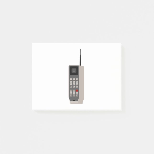 Retro Cell Phone Post-it Notes (Front)